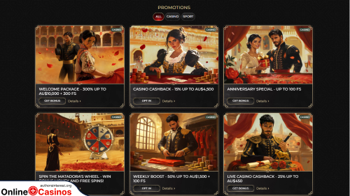 Casina Casino bonus