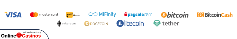 Golden Crown Casino Payment methods