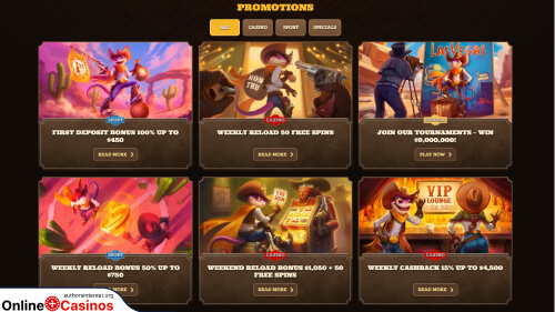 Lizaro Casino bonus