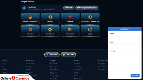 Millioner Casino Customer Support