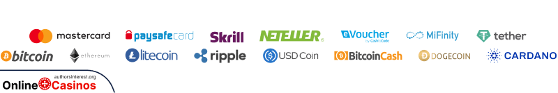 MonsterWin Casino Payment methods