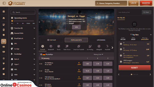 ViciBet Casino Sport Betting