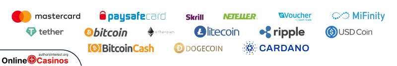 Wild Robin Casino Payment methods