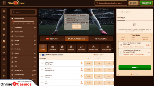 Wild Robin Casino Sport Betting