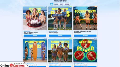 OnlySpins Casino bonus
