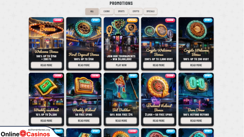 Wyns Casino bonus